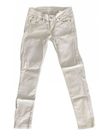 Pepe Jeans \N White Cotton Trousers for Women S International Pepe Jeans \N White Cotton Trousers for Women S International