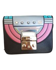 Furla black Leather Handbags