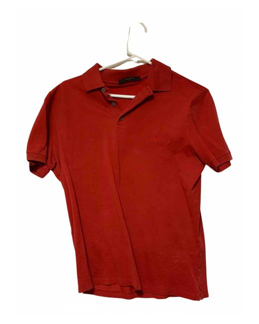 Louis Vuitton - Authenticated Polo Shirt - Cotton Navy Plain for Men, Very Good Condition