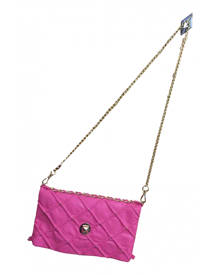 Pinko \N Pink Leather Clutch bag for Women \N