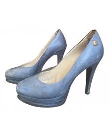Liu.jo \N Blue Leather Heels for Women 35 IT