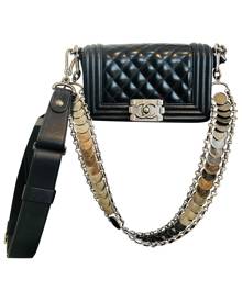 Chanel Boy Black Leather handbag for Women \N