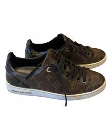 Louis Vuitton FrontRow Brown Leather Trainers for Women 37.5 EU Louis Vuitton FrontRow Brown Leather Trainers for Women 37.5 EU