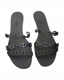 Hermès Rivage Black Sandals for Women 39 EU