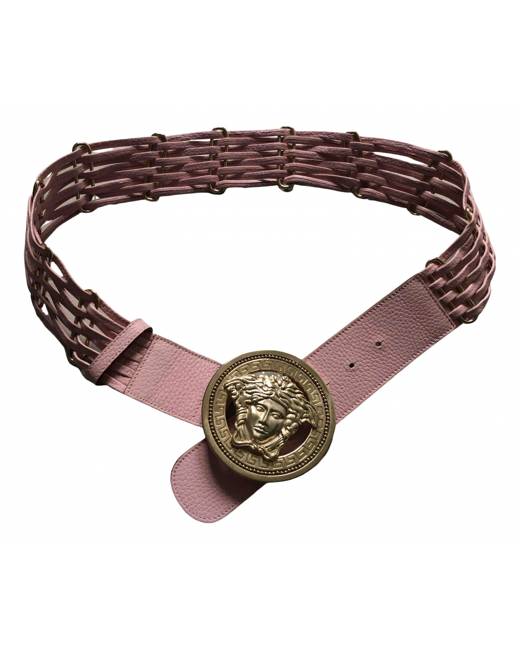 Medusa leather belt