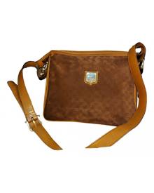 Celine Triomphe Vintage Brown Suede handbag for Women \N