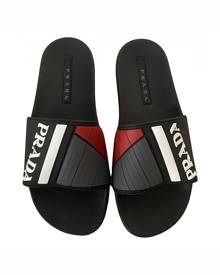 Prada \N Black Rubber Sandals for Men 43 EU