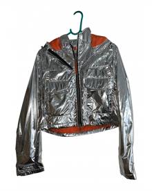 Heron Preston \N Metallic Leather jacket for Women M International