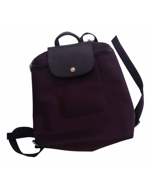 Longchamp Navy Le Pliage Cuir Backpack XS –