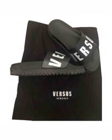 Versus \N Black Rubber Sandals for Men 41 EU