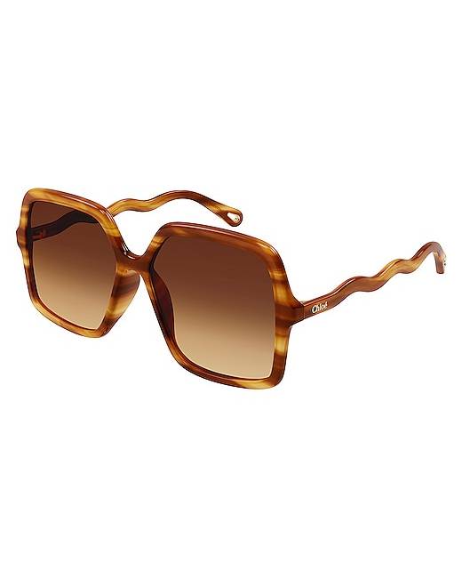 chloe rectangular sunglasses