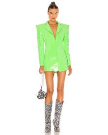 Bronx and Banco X REVOLVE Zizi Blazer in Neon Yellow - Green. Size XS (also in L, S).