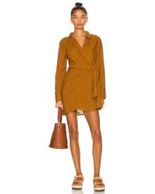 L*SPACE X REVOLVE Daydream Tunic in Metallic Copper. Size L, M, XS. L*SPACE X REVOLVE Daydream Tunic in Metallic Copper. Size L, M, XS.