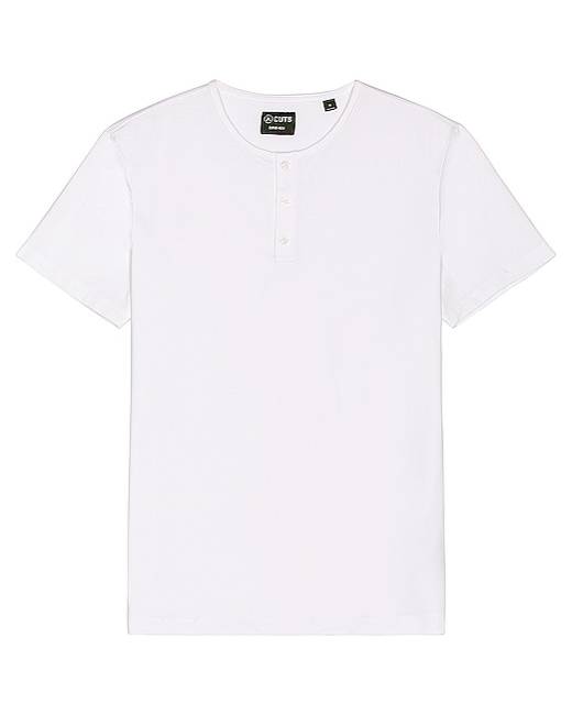 GAMISOTE Mens Henley Shirts Short Sleeve Casual V Neck Solid T Shirt 