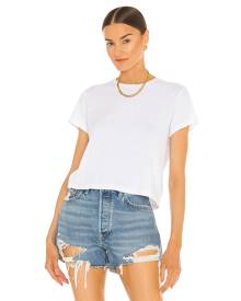 RE/DONE x Hanes 1950s Boxy Tee in White. Size M, S, XS.