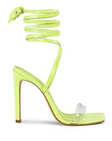 Schutz Cloe Vinyl Heel in Green. Size 10, 6.5, 7, 7.5, 8, 8.5, 9.5.