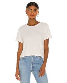 RE/DONE x Hanes 1950's Boxy Tee in White. Size S.