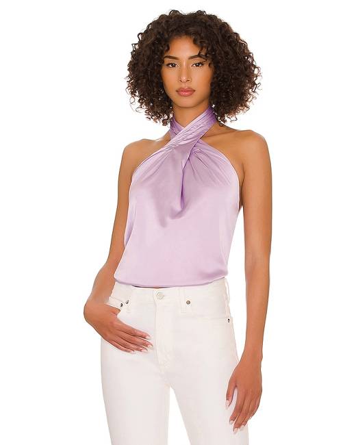 Revolve Donna Abbigliamento Top e t-shirt Top Halterneck also in XS, S, M Size L Bella Halter Knit Top in Pink . 