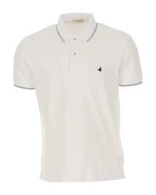 Brooksfield Polo Shirt for Men On Sale, White, Cotton, 2021, L M XL XXL Brooksfield Polo Shirt for Men On Sale, White, Cotton, 2021, L M XL XXL