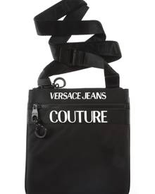 Versace Jeans Couture Messenger Bag for Men On Sale in Outlet, Black, Nylon, 2021
