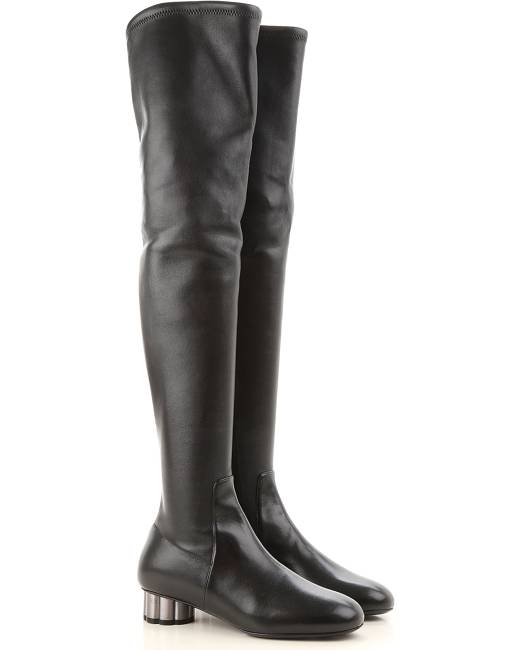 salvatore ferragamo thigh high boots