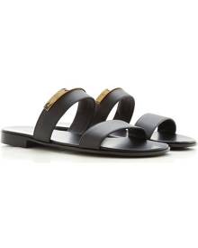 Giuseppe Zanotti Design Sandals for Men On Sale in Outlet, Black, Leather, 2021, 5.5 6.5
