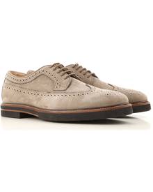 Tods Lace Up Shoes for Men Oxfords, Derbies and Brogues On Sale, Mud, Suede leather, 2021, 10 8