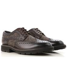 Tods Lace Up Shoes for Men Oxfords, Derbies and Brogues, Cigar, Leather, 2019, 39.5 42.5 43 44.5