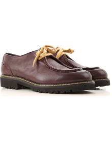 Doucals Lace Up Shoes for Men Oxfords, Derbies and Brogues, Burgundy, Leather, 2019, 40 44