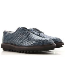 Dolce & Gabbana Lace Up Shoes for Men Oxfords, Derbies and Brogues, Night Blue, Leather, 2019, 40 41.5 42.5