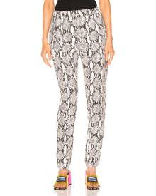 A.L.C. Elijah Snake Print Pant in Nude - Animal Print,Neutral. Size 2 (also in 4).