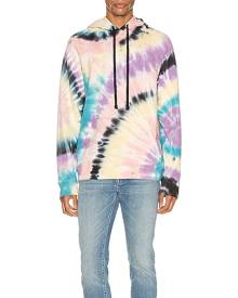 MOTHER The Champ Hoodie in Paint Spill - Pink,Yelow,Purple,Ombre & Tie Dye. Size S (also in ).