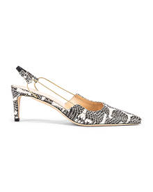 BY FAR Gabriella Snake Print Leather Pump in Graphic - Black,Animal Print. Size 36 (also in 37,38,40,41).