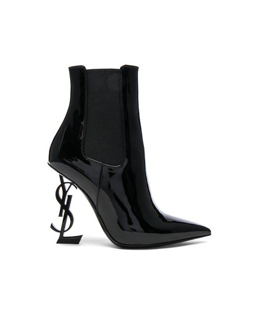 ysl heel boots