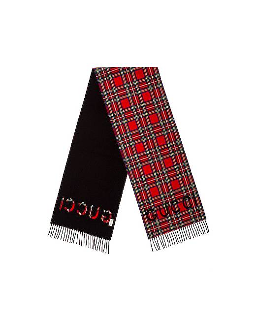 Gucci GG Check Wool Throw Blanket - Farfetch