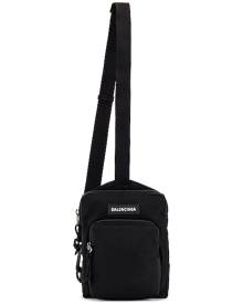 Balenciaga Explorer Crossbody Messenger Bag in Black