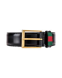 Gucci Leather Belt - Black - Belts