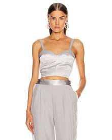 fleur du mal Unstructured Bustier in Gray