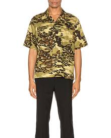 Givenchy Hawaii Shirt in Camo,Green