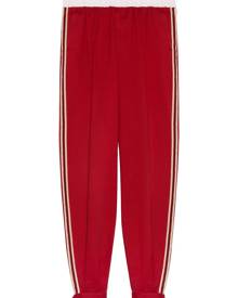 Gucci GG Logo Track Pants Grey Monogram Green Red Side Stripe Joggers –  THE-ECHELON