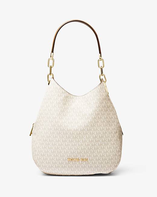 lillie large pebbled leather shoulder bag michael kors