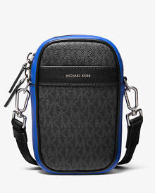 Michael Kors Mens Greyson Logo Smartphone Crossbody Bag