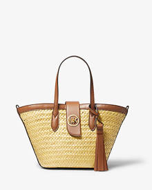 MICHAEL Michael Kors Malibu Small Straw Tote Bag