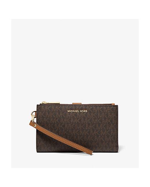 Michael Kors Men's Malone Signature Logo Print Lined Trifold