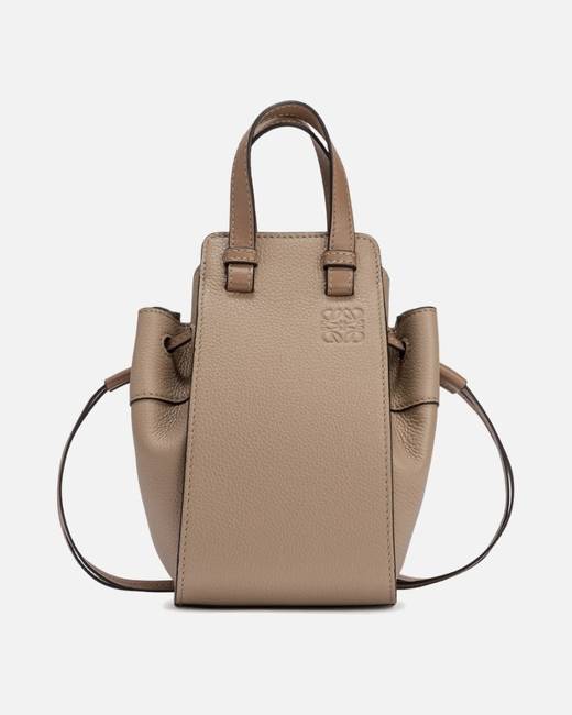 Loewe Gate Bucket Anagram Bag in Light Oat & Tan