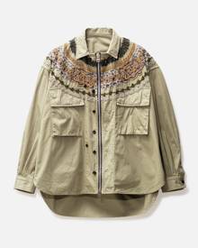 Sacai Eric Haze Code Embroidery Shirt