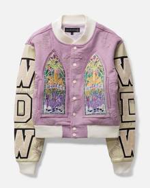 Who Decides War Namesake Embroidered Varsity Jacket - Farfetch