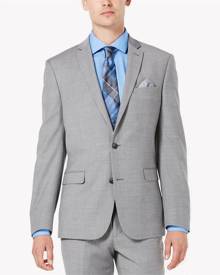 Bar III Mens Gray Size 40 Slim Fit Two Button Wool Blazer Jacket Bar III Mens Gray Size 40 Slim Fit Two Button Wool Blazer Jacket