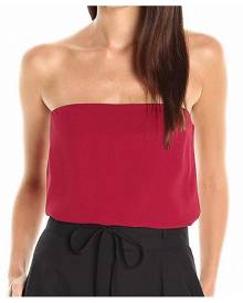 Theory Women's Blouse Classic Cherry Red Size Small S Strapless Theory Women's Blouse Classic Cherry Red Size Small S Strapless