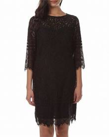 Kensie Women's Dress Deep Black Size 10 Corded Lace Eyelash-Hem Kensie Women's Dress Deep Black Size 10 Corded Lace Eyelash-Hem